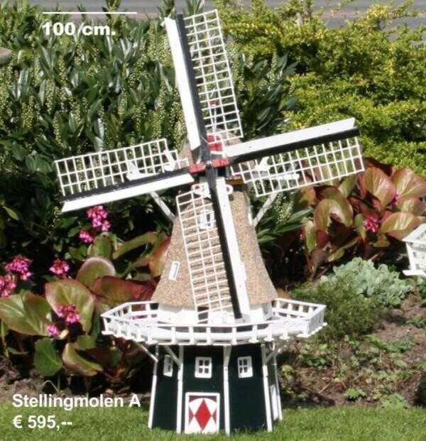 Tuinmolentje Wipmolen Tuin Molen Polder Molen