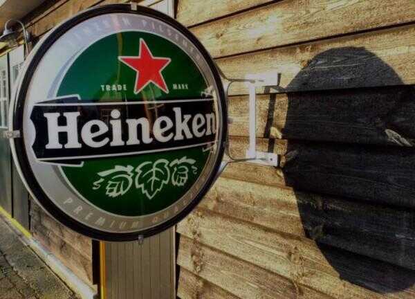 Heineken, Amstel, Jupiler, Hertog Jan Grolsch verlichting