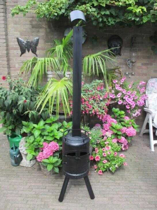 terrasverwarmer op hout ook met bbq buitenkachel terrashaard