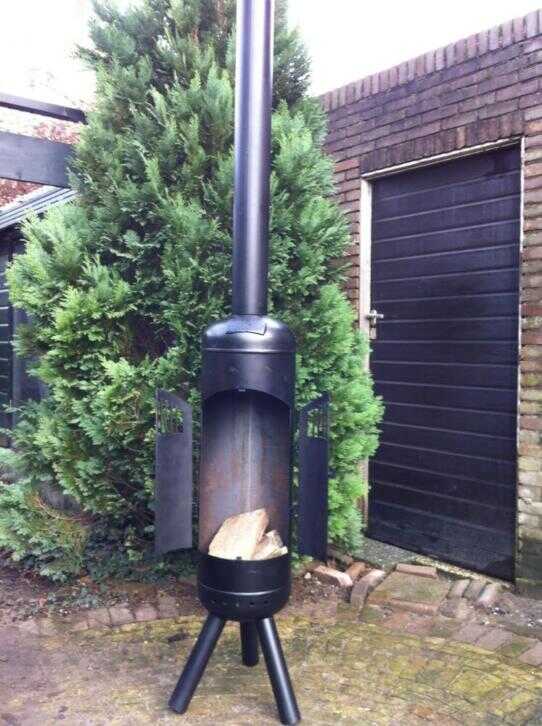 terrasverwarmer op hout ook met bbq buitenkachel terrashaard