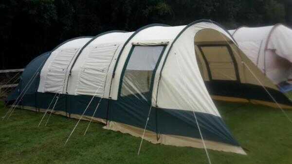 6 Persoons Tunneltent Obelink Hypercamp Fashion Gold Huntingad Com