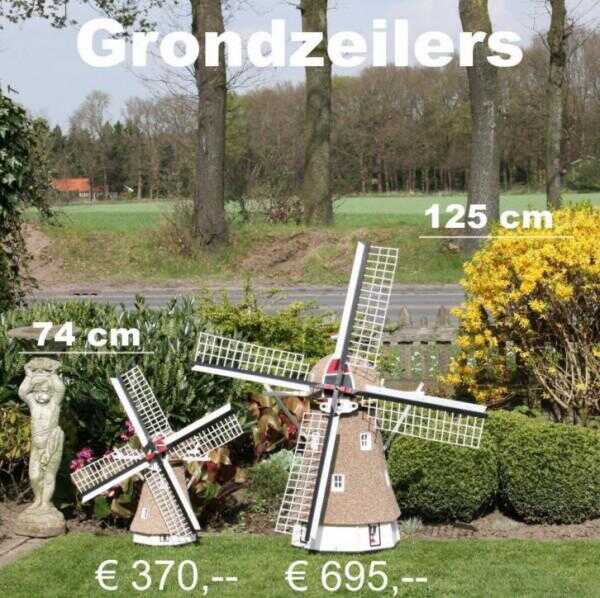 Windmolen voor in de tuin type Grondzeiler tuinmolen